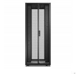 APC Easy Rack 800mm/48HE/1000mm mit Dach, Seitenwand, Rollen, Füßen und 4 Halterungen, ohne Boden, schwarz (ER8802)