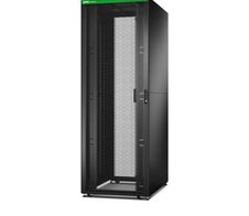 APC Easy Rack 800mm/48HE/1200mm mit Dach, Seitenwand, Rollen, Füßen und 4 Halterungen, ohne Boden, schwarz (ER8822)