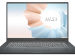 MSI Modern 15 A10M-648 Carbon Grey Intel Core i5-10210U Notebook 39,6cm (15,6") 8GB RAM, 512GB SSD, Full H