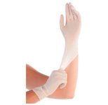HYGOSTAR unisex Einmalhandschuhe ELASTIC weiß Größe L - 100 Stück