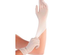 HYGOSTAR unisex Einmalhandschuhe ELASTIC weiß Größe L - 100 Stück