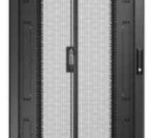 APC Easy Rack 800mm/42HE/1000mm mit Dach, Rollen, Füßen und 4 Halterungen, ohne Seitenteile, Boden, schwarz (ER8200)