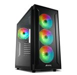 Sharkoon PC Gehäuse TG6M RGB ATX schwarz