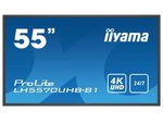iiyama Ultra Slim Line LH5570UHB-B1 Signage Display 138,8 cm (55 Zoll) 4K UHD, VA-Panel, 700 cd/m², 24/7, Android
