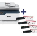 Xerox C235 Farblaser-Multifunktionsgerät inkl. Original Xerox Toner Set (CMYK)