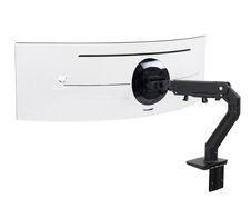 Ergotron HX Monitor Arm mit HD-Gelenk Tischhalterung mit CF-Technologie für 124,46 cm (49") Curved Monitore