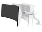 Ergotron HX Monitor Arm mit HD-Gelenk Tischhalterung mit CF-Technologie für 124,46 cm (49") Curved Monitore
