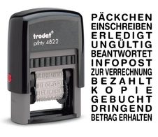trodat Textstempel printy 4822 selbstfärbend - schwarz