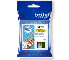 Brother Original LC-421Y Druckerpatrone gelb 200 Seiten (LC421Y)
