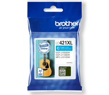 Brother Original LC-421XLC Druckerpatrone cyan 500 Seiten (LC421XLC)