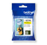 Brother Original LC-421XLY Druckerpatrone gelb 500 Seiten