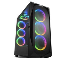 Sharkoon PC Gehäuse REV300 RGB Black ATX schwarz