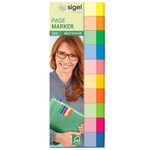 sigel MULTICOLOR Haftmarker farbsortiert - 10 x 50 Streifen