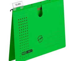 ELBA Hängehefter chic ULTIMATE Karton grün 1 x kaufmännische Heftung - 5 Stück