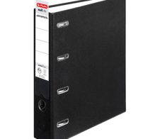 herlitz maX.file protect Doppelordner 2 x A5 quer Karton 7,0 cm - schwarz
