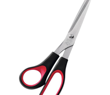 WEDO Linkshänder-Papierschere 21,0 cm - schwarz-rot