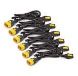 APC AP8704S-WW Stromkabel-Set (je 6), verriegelbar, C13 auf C14, 1,2 m