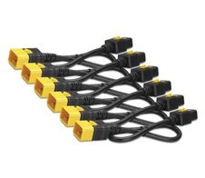 APC AP8716S Stromkabel-Set (6 Stück), mit Verriegelung, C19 auf C20, 1,8 m