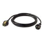 APC AP8755 Stromkabel mit Verriegelung, C19 auf CEE/7 Schuko, 3,0 m