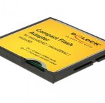 DeLOCK Adapter Compact Flash für Micro SD Speicherkarten