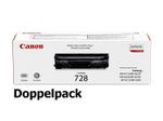 Canon Original Toner 728 Doppelpack schwarz 2x 2.100 Seiten (3500B002)