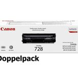 Canon Original Toner 728 Doppelpack schwarz 2x 2.100 Seiten (3500B002)