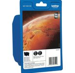 Brother Original LC-1100HYBK Druckerpatronen Doppelpack schwarz 900 Seiten (LC1100HYBKBP2DR)