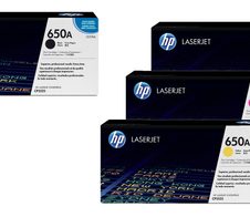 HP Original 650A Toner 4er Set schwarz, cyan, magenta, gelb