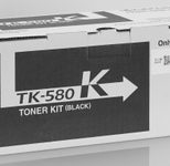 Kyocera Original TK-580K Toner schwarz 3.500 Seiten (1T02KT0NL0) für ECOSYS P6021cdn, FS-C5150DN