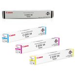 Canon Original Toner C-EXV34 4er-Set schwarz, cyan, magenta, gelb