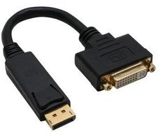 InLine DisplayPort-Adapter DisplayPort (M) bis DVI-I (W)