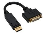 InLine DisplayPort-Adapter DisplayPort (M) bis DVI-I (W)