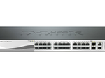 D-Link DES-1210-28P 24-Port 100MBit/s PoE 2-Port Gigabit 2-Port Combo Gigabit SFP Switch