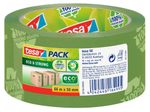 tesa tesapack® Eco & Strong Packband 50 mm  x 66 m grün