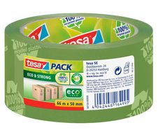 tesa tesapack® Eco & Strong Packband 50 mm  x 66 m grün