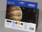 Brother Original LC-1240 Druckerpatronen 4er Multipack BK/C/M/Y 2.400 Seiten (LC1240VALBPDR)