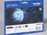Brother Original LC-1280XL Druckerpatronen 4er Multipack BK/C/M/Y (LC1280XLVALBPDR)