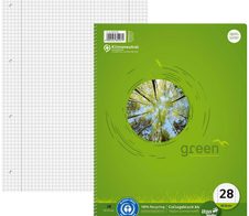 Staufen Collegeblock green Lineatur 28 Innen- und Außenrand - kariert DIN A4