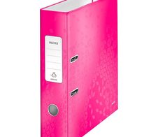 LEITZ Ordner pink Karton 8,0 cm - DIN A4