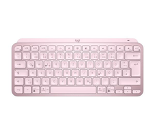 Logitech MX Keys Mini Tastatur (kabellos, rosa)