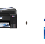 Epson EcoTank ET-4850 Tintenstrahl-Multifunktionsgerät + Original Set Nachfülltinte