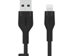 Belkin BoostCharge Flex USB-A Kabel mit Lightning Connector (1m, Schwarz)