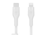 Belkin BoostCharge Flex USB-C Kabel mit Lightning Connector (2m, Weiß)