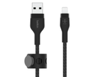Belkin BoostCharge Pro Flex USB-A Kabel mit Lightning Connector (2m, Schwarz)