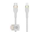 Belkin BoostCharge Pro Flex USB-C Kabel mit Lightning Connector (1m, Weiß)