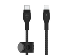 Belkin BoostCharge Pro Flex USB-C Kabel mit Lightning Connector (2m, Schwarz)