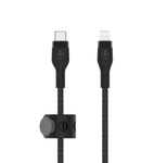 Belkin BoostCharge Pro Flex 3 m USB-C Kabel mit Lightning Connector, schwarz