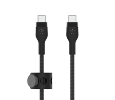 Belkin BoostCharge Pro Flex 3 m USB-C auf USB-C Kabel, schwarz