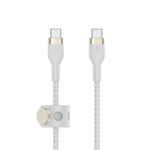 Belkin BoostCharge Pro Flex USB-C auf USB-C Kabel (3m, Weiß)