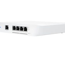 Ubiquiti USW Flex XG Switch Desktop PoE+ - managed - 4 x 100/1000/2.5G/10GBase-T 1 x 10/100/1000 (PoE+) (USW-FLEX-XG)